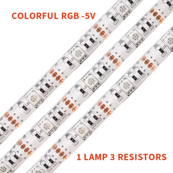 5050 Rgb Colorful Light Strips 11