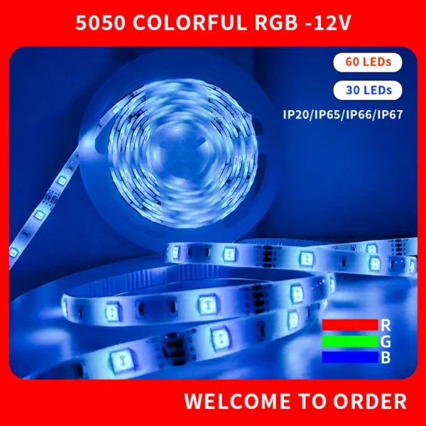 5050 RGB colorful light strips