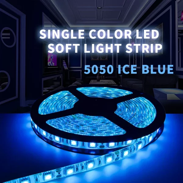 5050 ice blue light strip