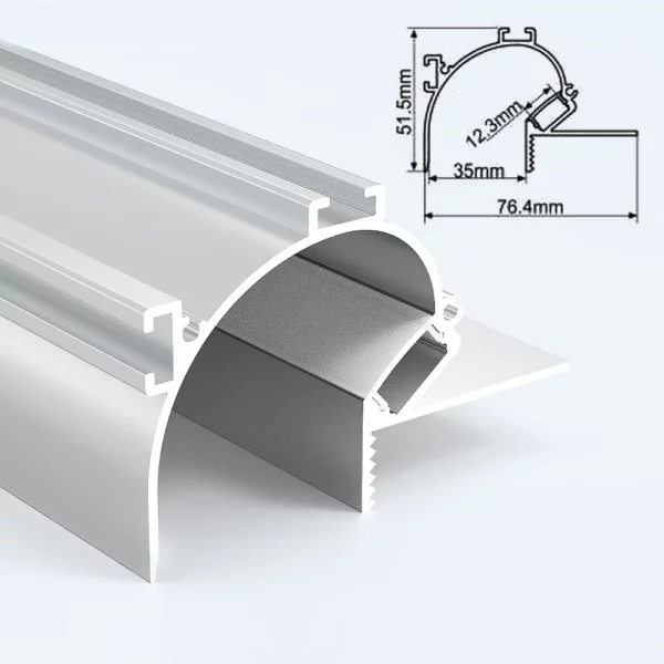 LED Aluminum profile YF-ALP078-Rwhite