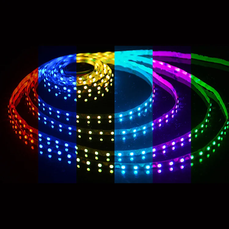 How to use the addressable led strip lights? SMD5050 RGB pixel led strips is easy to be used for the decoration. This product is suitable for hotels, shopping malls, home furnishing, cabinets, exhibition racks, etc., cooperate with aluminum profile can used for main lighting, indirect lighting, dark slot lighting, outline drawing, decorative lighting and other purposes.