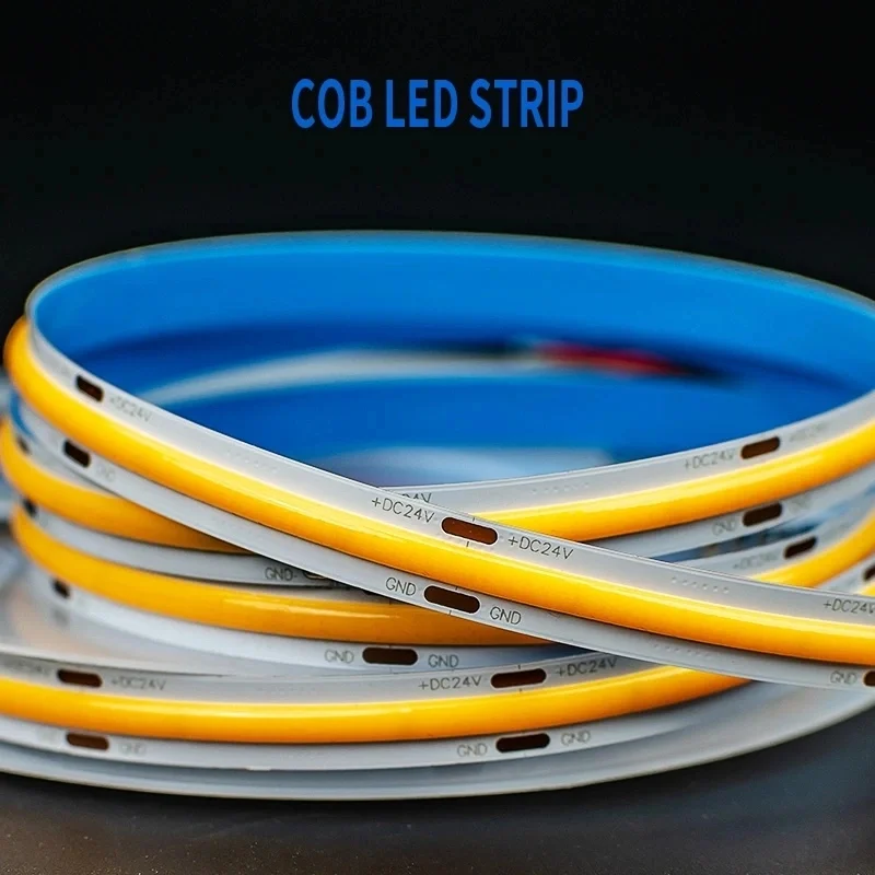 Static White COB LED Strips 312leds