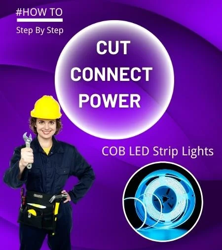 How to cut and connect led light strips together?--easy reconnect