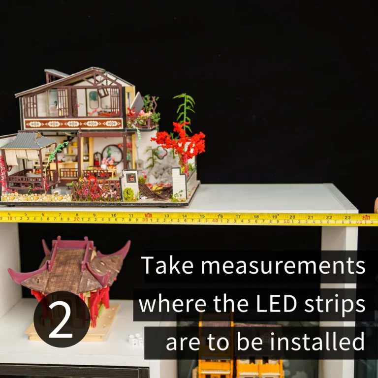 install the cob led strips