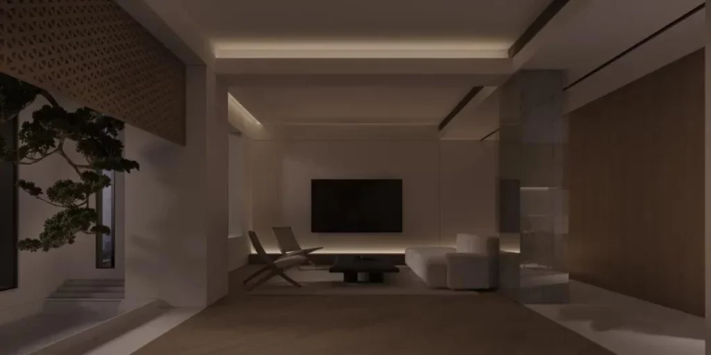 lighting for TV background wall