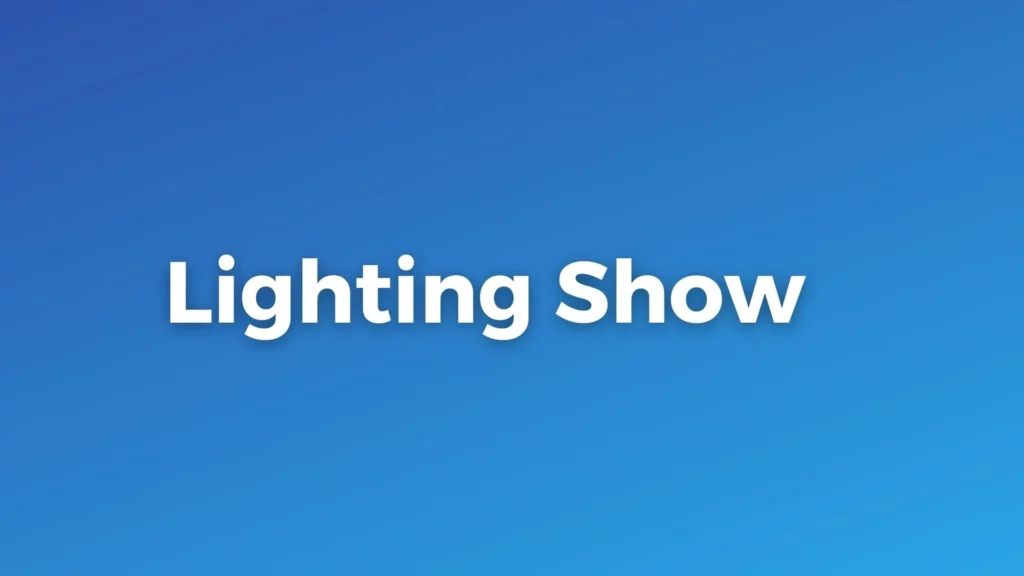 lighting show