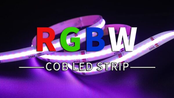 RGBW COB LED Strips APP mobile control color change