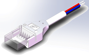 73# LED Strip Lights connector 8mm 2pin strip to wire to strip 10 11