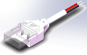 73# LED Strip Lights connector 8mm 2pin strip to wire to strip 11 12