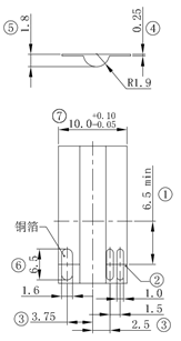 78# LED Strip lights connector 10mm 2pin strip to strip 30 2 28