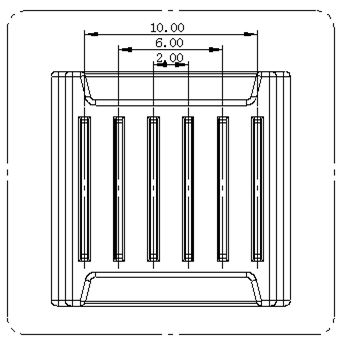44# LED Strip Lights connector 10mm 5pin strip to strip 42 Connector –Strip to Strip 42