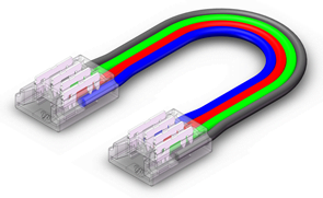 15# SMD LED strips connector 8mm 3pin strip to wire to strip 6 connector 4