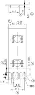 58# LED Strips Light connector 12mm 4pin strip to wire DIY 37 rule 9