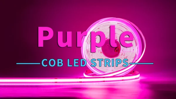 Purple LED Lights --COB purple led strip lights