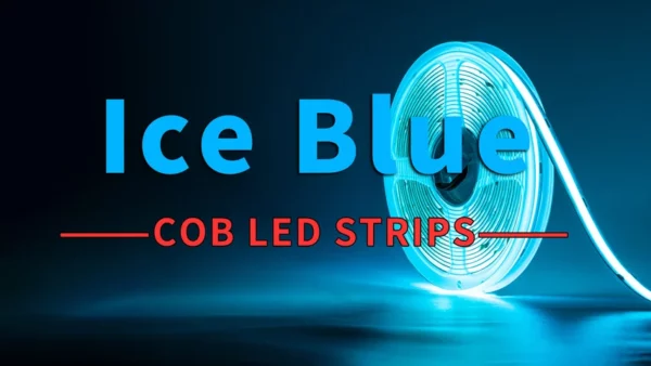 What is Blue LED Strip Lights?--ICE Blue COB LED Strip Review