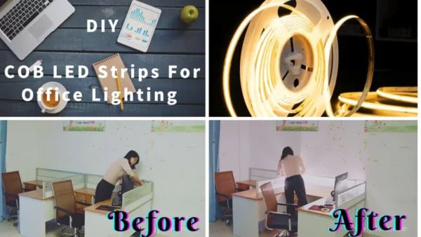 Insufficient Lighting In The Office? Stick COB Led Strips | Effective Much Better