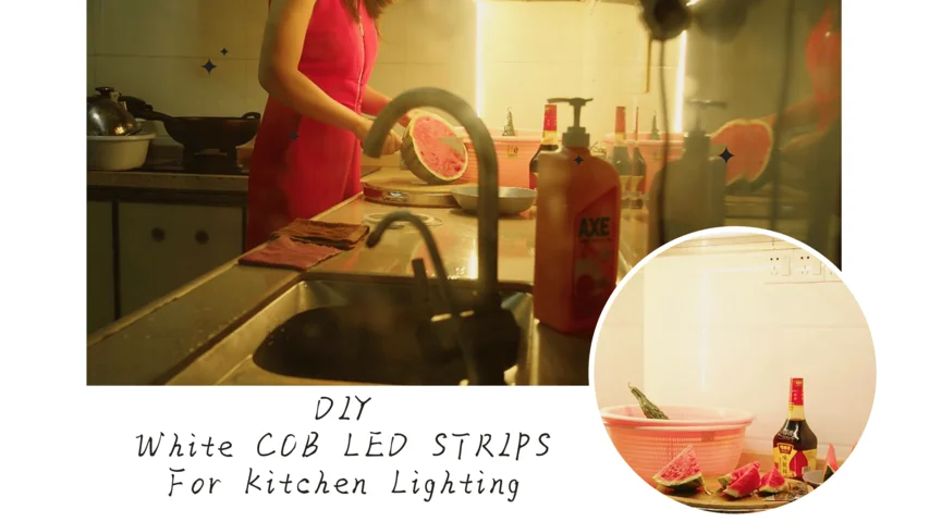 Install Led Strip Lights For Kitchen