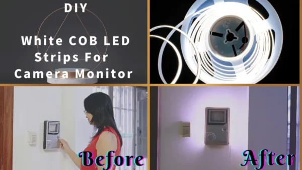 How to use COB led strips to make your video camera clearer