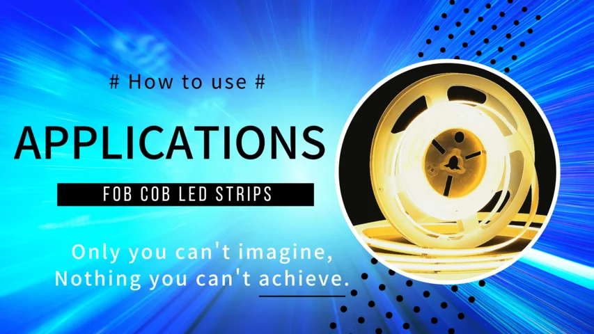 What is COB LED Strip Lights? What Advantage for COB tape Light