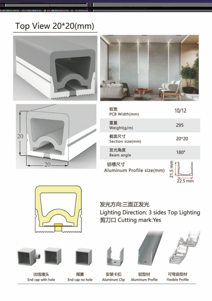 Topview led channel system TV2020 2