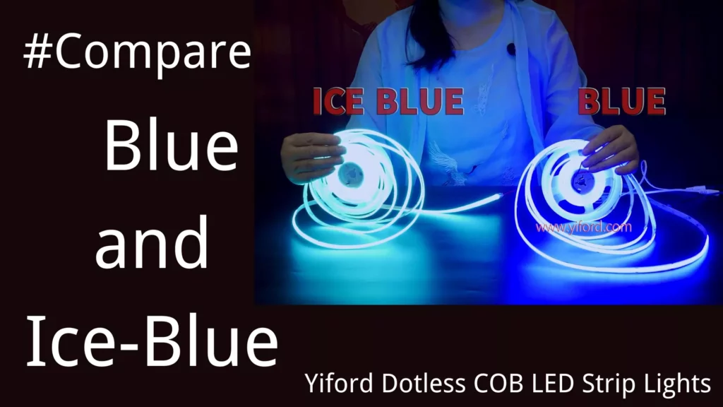compare blue and iceblue  what's difference