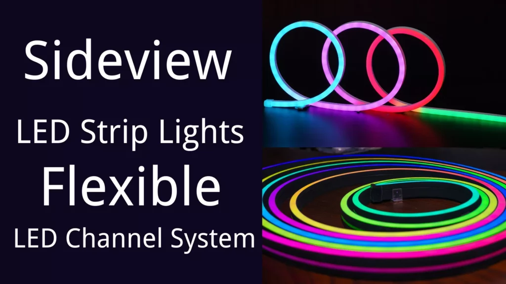 Sideview Led Strip Lights Silicone Led Channel System