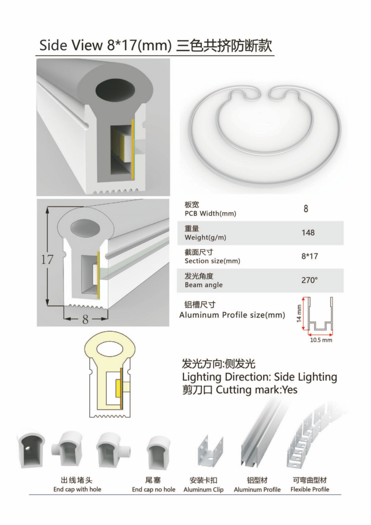 all in one molding led channel system SV0817