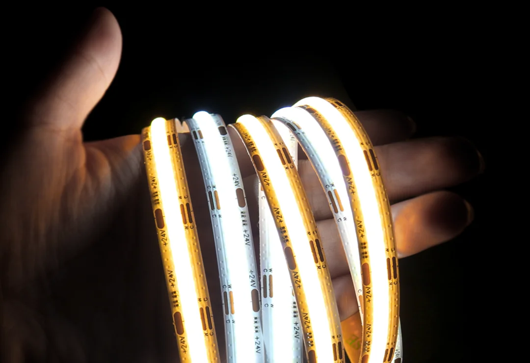 Two -color warm lamp band