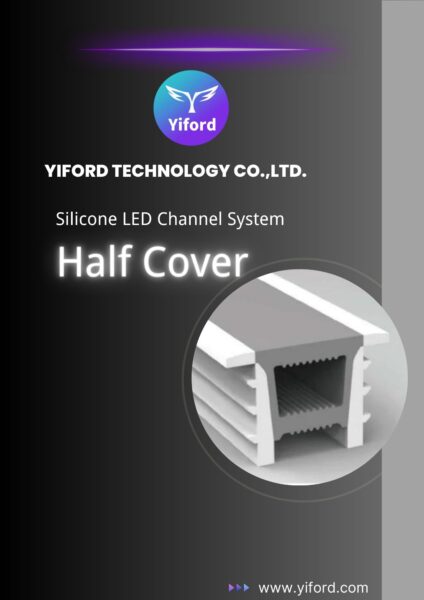 Half cover silicone tube