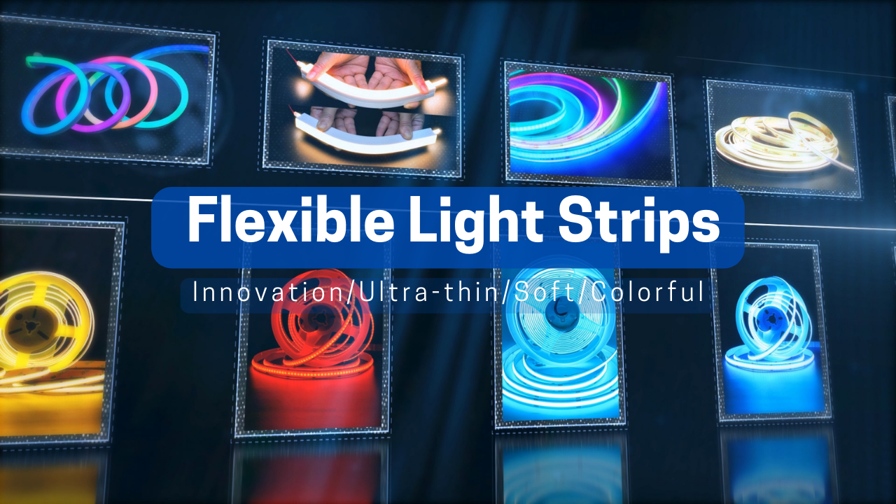 Innovative flexible light strips that can be used for various objects