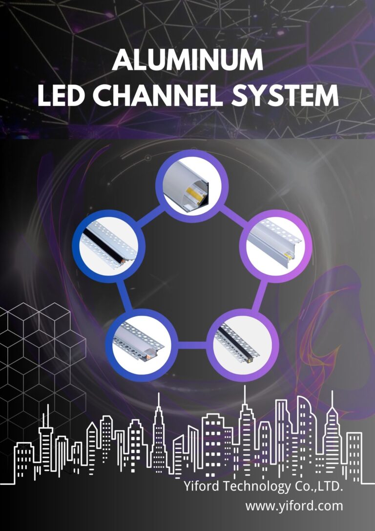 Aluminum LED Channel System size list