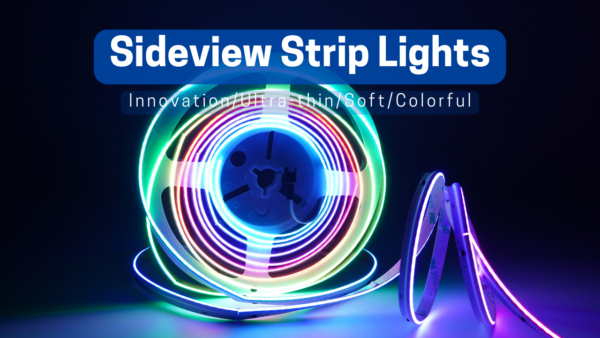 Sideview COB RGBIC addressable led strip