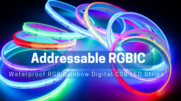 Addressable RGB COB Waterproof led strips WS2811