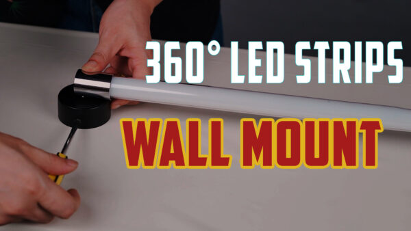 360 degree flexible led strips wall mounting