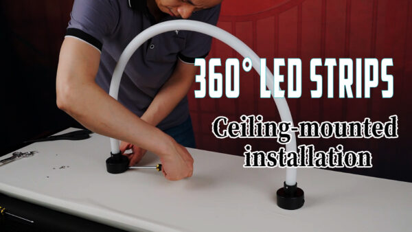 360-degree ceiling mounted installation accessories