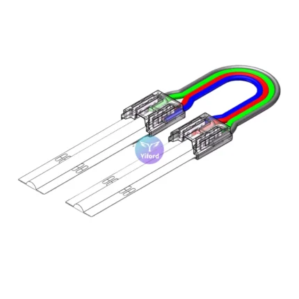 10MM 4PIN Connectors Strip to Wire to Strip For RGB/CCT Rope Lights
