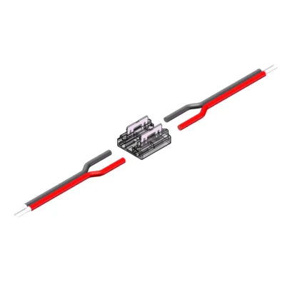 8MM 2PIN 4 In 1 Connectors For Mold Cutting LED Strips