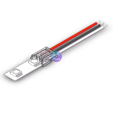 10MM 3PIN Strip to Wire Connectors for Tunable CCT LED Strips