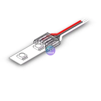 12MM 3PIN Strip to Wire DIY Connectors for CCT tunable flexible lighting
