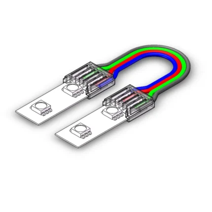 12MM 4PIN Strip to Wire DIY Connectors For RGB flexible lighting
