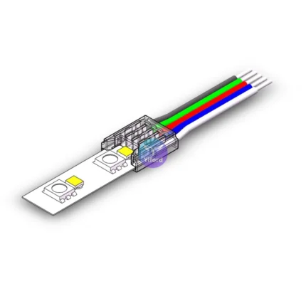 10MM 5PIN Strip to Wire Connectors For RGBW flexible lighting