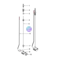 Telescopic Rod Hardware Base Hanging Docking Parts
