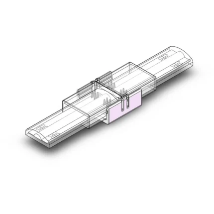 4PIN 10MM Strip to Strip IP Connector For Waterproof RGB COB LED Strips