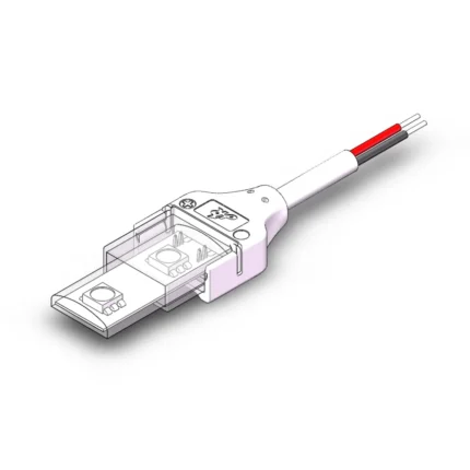 2PIN 12MM Strip to Wire IP Connector For Waterproof SMD RGBW LED Strips