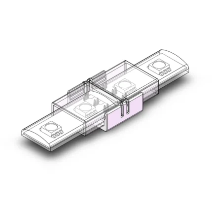 3PIN 12MM Strip to Strip IP Connector For SMD CCT LED Strips