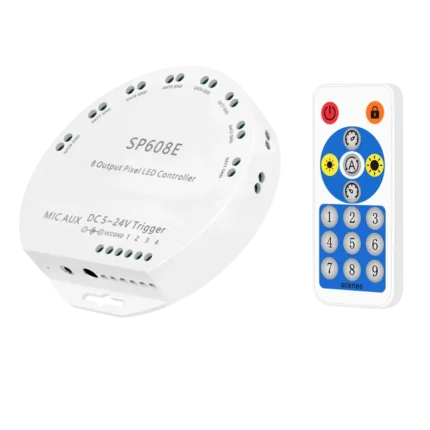 App Controlled 8 Output Music Pixel LED Controller
