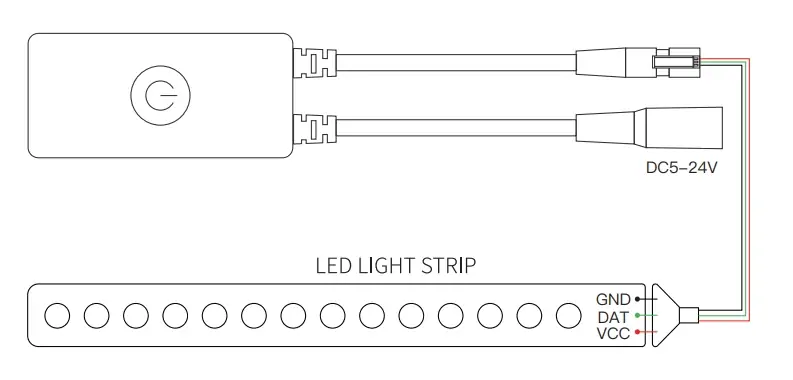 SP646E SPI Single Color LED Controller
