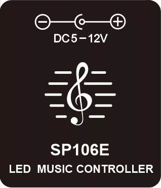 RF Remote Music LED Controller SP106E